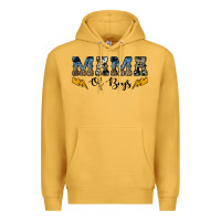 Mustard western mama of boys Premium Hoodie - Artiststas