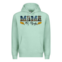 Seafoam western mama of boys Premium Hoodie - Artiststas