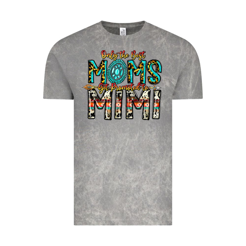 Only The Best Moms Get Promoted To Mimi Vintage Tee by CowhideDigitalArt | Teevron