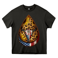 Asphalt american sunflower bullskull teardrop earrings Heavy Core Tee - Jasminsmagicworld
