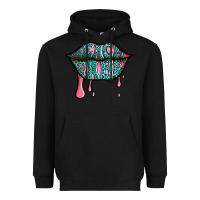 Black beach babe leopard lips Heavyweight Hoodie - Jasminsmagicworld