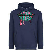 Navy beach babe leopard lips Heavyweight Hoodie - Jasminsmagicworld