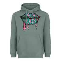Sage beach babe leopard lips Heavyweight Hoodie - Jasminsmagicworld