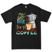 Black coffee cups but first coffee bbs Premium Tee - BundleAndBundleShop