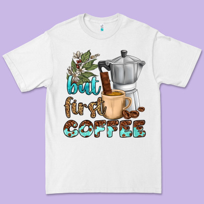 Coffee Cups But First Coffee Bbs Premium Tee Designed By Bundleandbundleshop