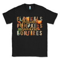 Black flannels hayrides pumpkins  bonfires Classic Tee - FaDigitalArtStudio