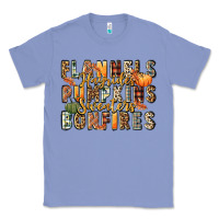 Colony Blue flannels hayrides pumpkins  bonfires Classic Tee - FaDigitalArtStudio