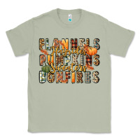 Matcha flannels hayrides pumpkins  bonfires Classic Tee - FaDigitalArtStudio