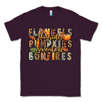 Plum flannels hayrides pumpkins  bonfires Classic Tee - FaDigitalArtStudio