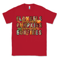 Red flannels hayrides pumpkins  bonfires Classic Tee - FaDigitalArtStudio
