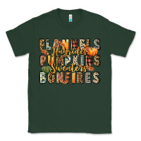 Sports Green flannels hayrides pumpkins  bonfires Classic Tee - FaDigitalArtStudio