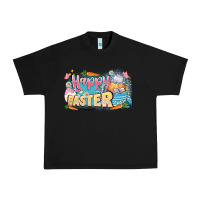 Black Happy Easter Urban Heavy Tee - LillyAllenDesigns