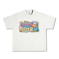 Pistachio Happy Easter Urban Heavy Tee - LillyAllenDesigns