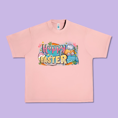 Happy Easter Urban Heavy Tee Designed By Lillyallendesigns