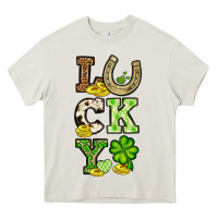 Cream St. Patrick's Western lucky Heavy Core Tee - OliviaCreatesArt