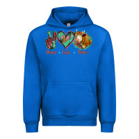 Cobalt Peace Love Cows Urban Hoodie - Jasminsmagicworld