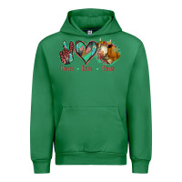 Emerald Peace Love Cows Urban Hoodie - Jasminsmagicworld