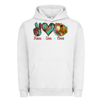 Pigment Lunar Rock Peace Love Cows Urban Hoodie - Jasminsmagicworld