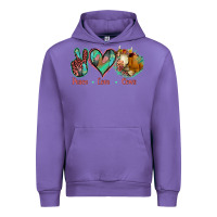 Tulip Peace Love Cows Urban Hoodie - Jasminsmagicworld