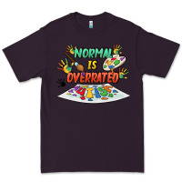 Plum Normal Is Overrated Premium Tee - FaDigitalArtStudio
