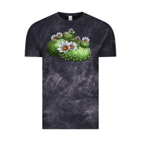 Cloud Black Blossfeldia Cactus Vintage Tee - LillyAllenDesigns