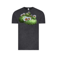 Vintage Black Blossfeldia Cactus Vintage Tee - LillyAllenDesigns