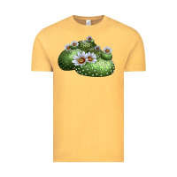 Vintage Mustard Blossfeldia Cactus Vintage Tee - LillyAllenDesigns