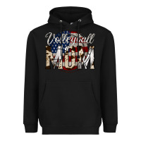 Black volleyball  mom 4 Heavyweight Hoodie - Jasminsmagicworld
