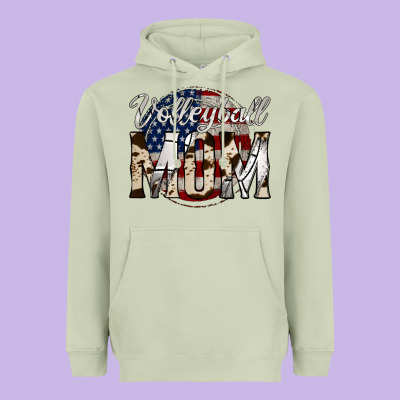 Volleyball  Mom 4 Heavyweight Hoodie Designed By Jasminsmagicworld