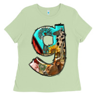 Matcha farm life alphabet lowercase letters g Ladies Tee - BundleAndBundleShop