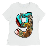 White farm life alphabet lowercase letters g Ladies Tee - BundleAndBundleShop