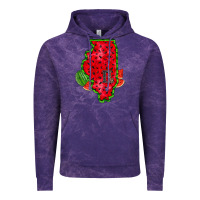 Cloud Purple illinois watermelon Vintage Hoodie - RacoonDesign
