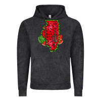 Vintage Black illinois watermelon Vintage Hoodie - RacoonDesign