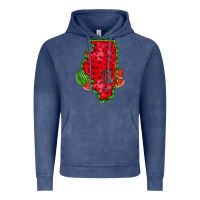 Vintage Denim illinois watermelon Vintage Hoodie - RacoonDesign