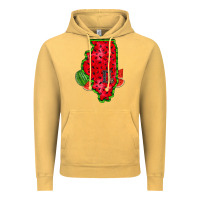 Vintage Mustard illinois watermelon Vintage Hoodie - RacoonDesign