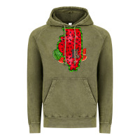 Vintage Olive illinois watermelon Vintage Hoodie - RacoonDesign