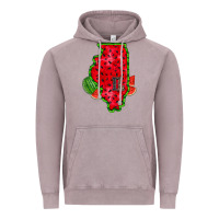 Vintage Zinc illinois watermelon Vintage Hoodie - RacoonDesign