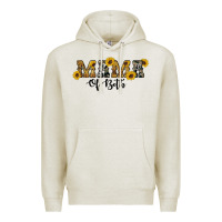 Oatmeal Heather western mama of both Premium Hoodie - Artiststas