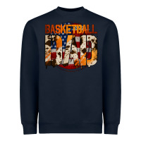 Navy basketball dad Heavyweight Sweatshirt - Jasminsmagicworld