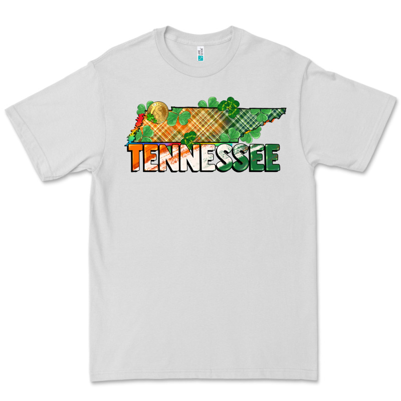 Tennessee Map St Patrick's Day Premium Tee by FaDigitalArtStudio | Teevron