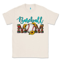 Natural western leopard serape wooden sunflowers  turquoise glitter mom baseba Classic Tee - Artiststas