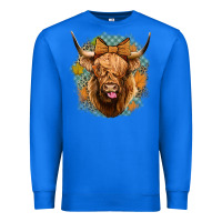 True Royal fall highland cow Premium Sweatshirt - Jasminsmagicworld