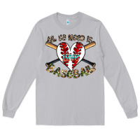 Moon Dust all you need is love baseball Long Sleeve Tee - CowhideDigitalArt