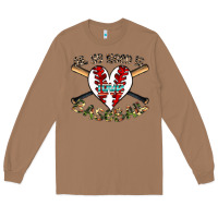 Toasted Coconut all you need is love baseball Long Sleeve Tee - CowhideDigitalArt