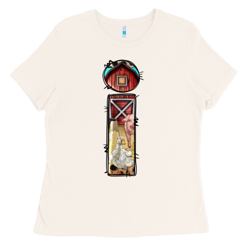 Farm Life Alphabet Lowercase Letters I Ladies Tee by BundleAndBundleShop | Teevron