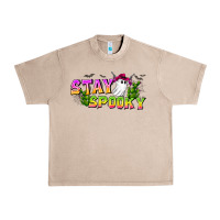 French Oak Stay Spooky Urban Heavy Tee - CowhideDigitalArt