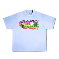 Grape Ice Stay Spooky Urban Heavy Tee - CowhideDigitalArt