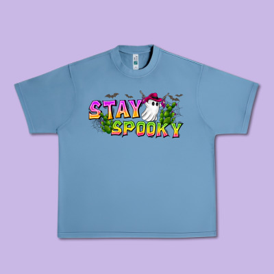 Stay Spooky Urban Heavy Tee Designed By Cowhidedigitalart