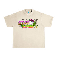 Sandshell Stay Spooky Urban Heavy Tee - CowhideDigitalArt