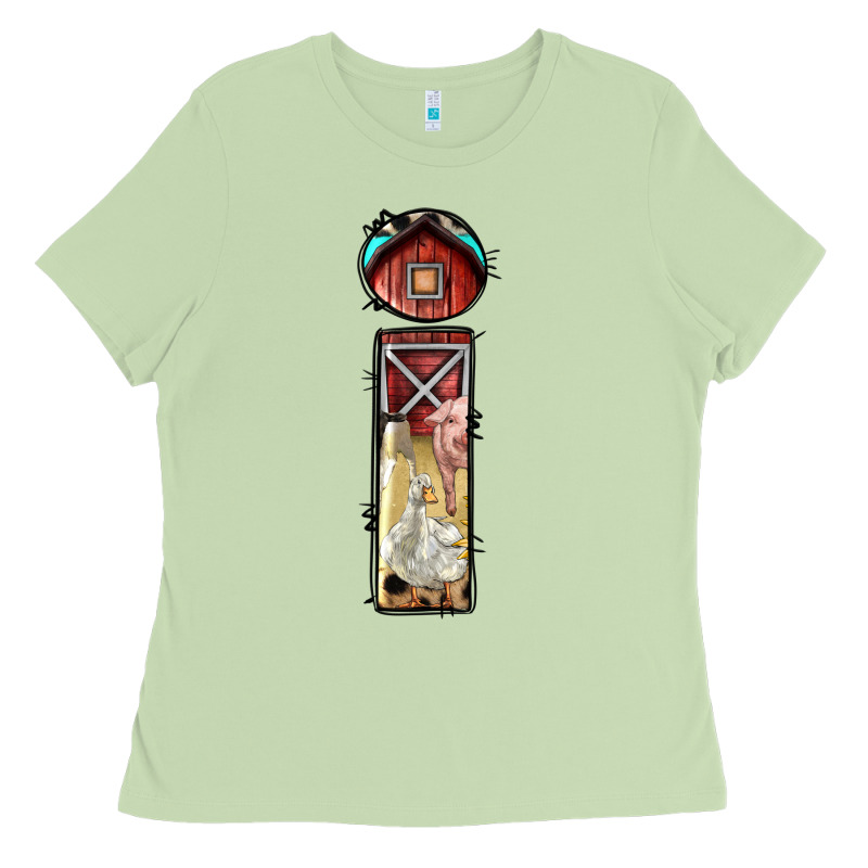 Farm Life Alphabet Lowercase Letters I Ladies Tee by BundleAndBundleShop | Teevron